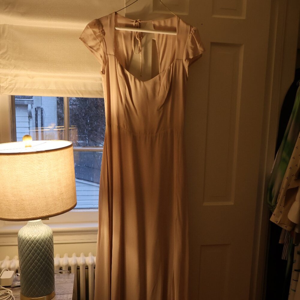 Reformation Champagne Bridesmaid Dress - Never Worn With Tags - Size 8